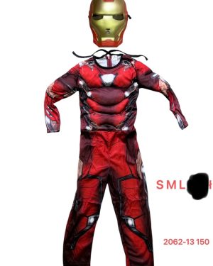 Iron Man Strój Karnawałowy Dla Chłopca Kostium Maska Mięśnie  SIZE SML 6776096