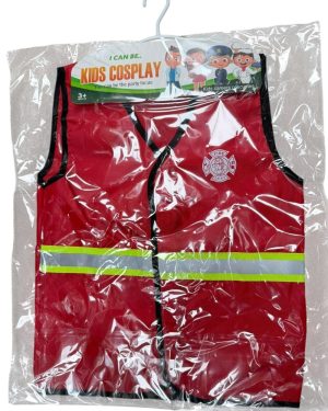 Strażak Kamizelka Strój Strażaka Akcesoria Bal 6776188