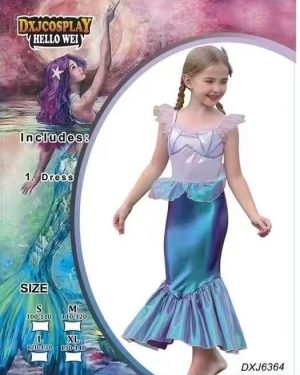 STRÓJ KOSTIUM SUKIENKA MAŁA SYRENKA SELENA SMLXL 6776197