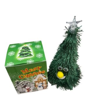 Interaktywna CHOINKA TAŃCZY Gra i śpiewa Figurka ŚWIĄTECZNA ZABAWKA 6776395