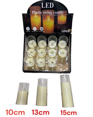 WKŁAD LED elektryczny świeczka na baterie 10CM 6776473