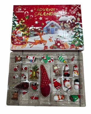 KALENDARZ ADWENTOWY BRELOCZKI OZDOBY CHOINKOWE 6776488