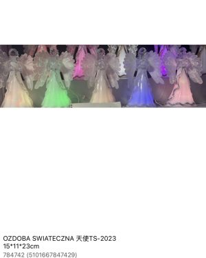 ŚWIECĄCY ANIOŁEK AKRYLOWY LED 6776490