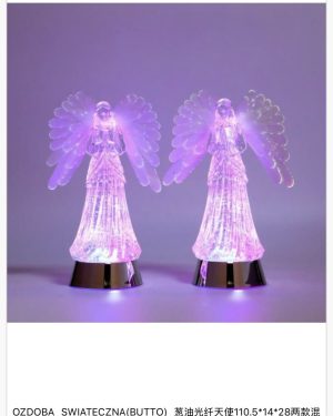 ŚWIECĄCY ANIOŁEK AKRYLOWY LED 6776494
