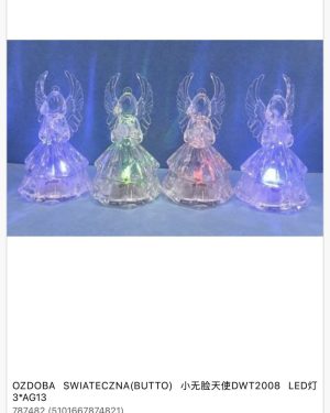 ŚWIECĄCY ANIOŁEK AKRYLOWY LED 6776495