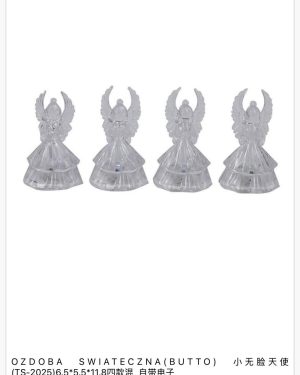 ŚWIECĄCY ANIOŁEK AKRYLOWY LED 6776496