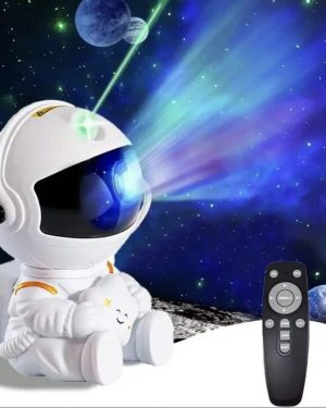 PROJEKTOR GWIAZD NIEBA RZUTNIK LED LAMPKA NOCNA ASTRONAUTA SIEDZĄCY 6776989