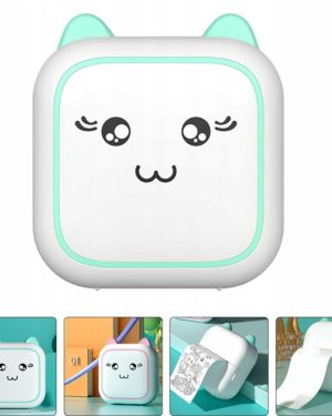 PRZENOŚNA MINI DRUKARKA TERMICZNA FOTO BLUETOOTH 6777009