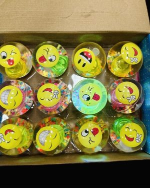 Zabawka Piłeczka kauczukowa Emoji zabawka świecąca z wodą do odbijania 6777296