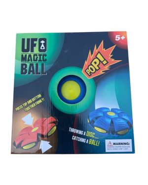 Zabawka Latanie UFO płaski rzut płyta zabawkowa piłka dzieciak LED 6777436