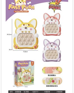 ZABAWKA SENSORYCZNA POP QUICK PUSH GAME CHALLENGES 6777738