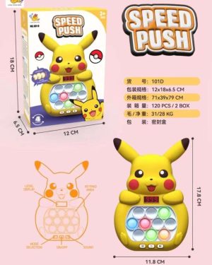 GRA POP IT POPIT ELEKTRYCZNA GRA ANTYSTRESOWA ZRĘCZNOŚCIOWA POKEMON 6777900