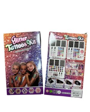 ZESTAW DO TATUAŻY SZABLONY TATUAŻE BROKATOWE 6778171