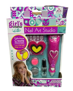 ZESTAW DO PAZNOKCI ZESTAW BROKATOWY Z LAKIEREM 6778189