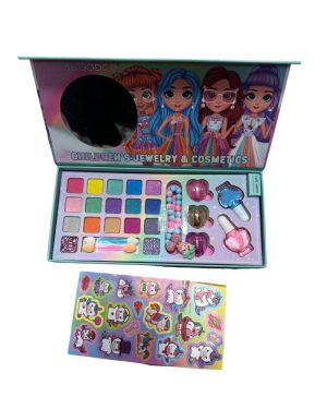 ZESTAW KOSMETYKÓW DLA DZIEWCZYNKI DO MAKIJAŻU PAZNOKCI - KUFEREK MALOWIDŁA 6778233