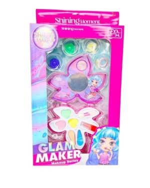 ZESTAW DO MALOWANIA KOSMETYKI MALOWIDŁA MAKIJAŻ 6778269