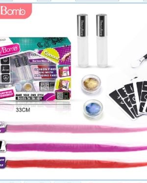 ZESTAW DO MALOWANIA BROKAT DOCZEPIANE WŁOSY WOOPIE 6778289