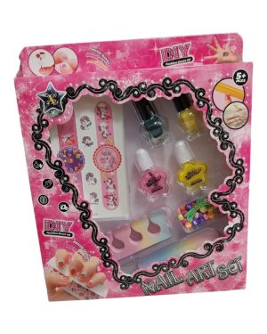 ZESTAW KREATYWNY PIĘKNOŚCI DO PAZNOKCI KOSMETYKI DLA DZIECI 6778337