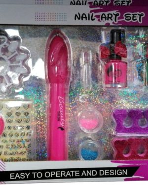 ZESTAW DO ZDOBIENIA PAZNOKCI LAKIER BROKAT 6778379