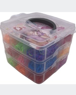 ZESTAW DO ROBIENIA BRANSOLETEK GUMKI XL 3000 szt 6778571