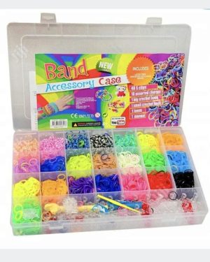 GUMKI DO ROBIENIA BRANSOLETEK KREATYWNY ZESTAW NA PREZENT XXL 4400 SZTUK 6778572