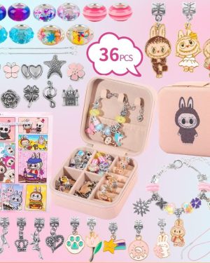 36el Duży Zestaw Koralików Do Robienia Bransoletek labubu 6778582