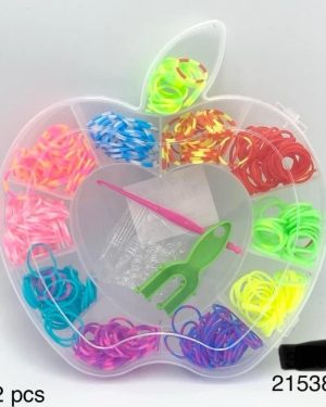 GUMKI KOLOROWE DO ROBIENIA BRANSTEK DLA DZIECKA DZIEWCZYNKI ZABAWKA GUMKI 6778598