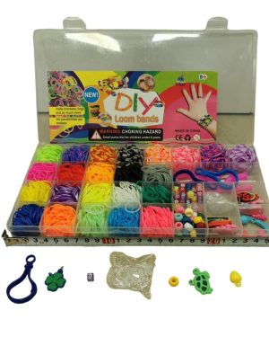 Zestaw do robienia bransoletek gumki zawieszki 6778602