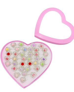 ZESTAW BIŻUTERIA PIERŚCIONKI DLA DZIEWCZYNKI 6778626