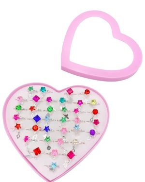 ZESTAW BIŻUTERIA PIERŚCIONKI DLA DZIEWCZYNKI 6778630