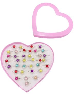 ZESTAW BIŻUTERIA PIERŚCIONKI DLA DZIEWCZYNKI 6778631