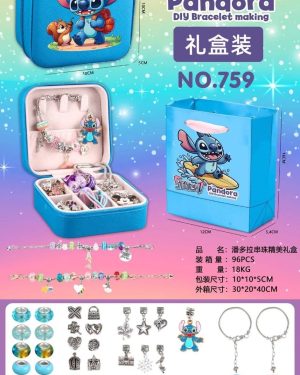 Zestaw KORALIKI DO ROBIENIA BRANSOLETEK STITCH 6778649