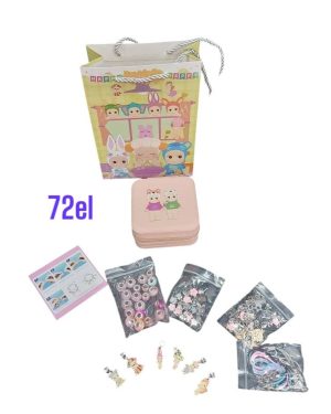 72PCS ZESTAW DO ROBIENIA BRANSOLETEK  Dreaming Hippers 6778696