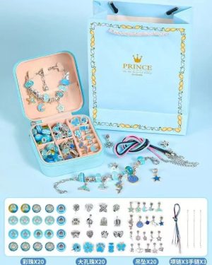 ZESTAW DO ROBIENIA BRANSOLETEK (ZIELONY) 6778707