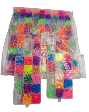 gumki do robienia bransoletek W KUFRZE Z KROSNEM 6778732