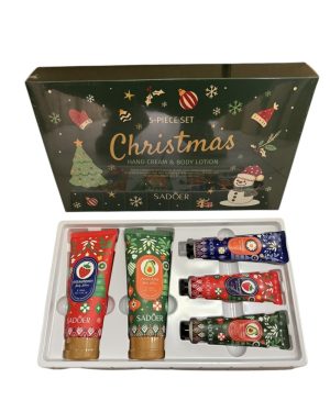 ZESTAW PREZENTOWY KOSMETYKÓW DLA NIEJ KREM DO RĄK BALSAM DO UST ŚWIĄTECZNY 6778737