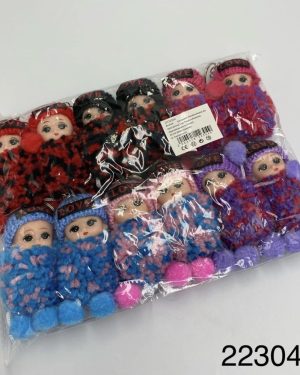 Breloczek Pompon Laleczka Zawieszka Do Kluczy Torebki 6780389