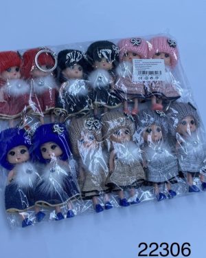 Breloczek Pompon Laleczka Zawieszka Do Kluczy Torebki 6780390