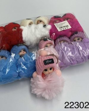 Breloczek Pompon Laleczka Zawieszka Do Kluczy Torebki 6780391