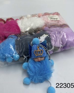 Breloczek Pompon Laleczka Zawieszka Do Kluczy Torebki 6780393