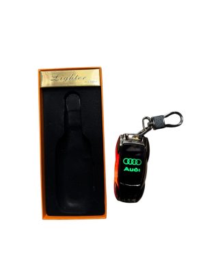 Elegancki brelok AUDI LED + zapalniczka żarowa USB latarka gadżet dla Fana 6780423