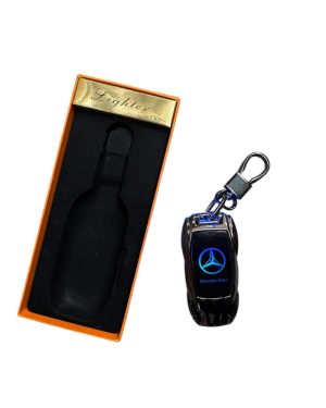 Elegancki brelok MERCEDES LED + zapalniczka żarowa USB latarka gadżet dla Fana 6780424