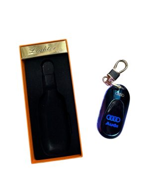 Elegancki brelok AUDI  LED + zapalniczka żarowa USB latarka gadżet dla Fana 6780426