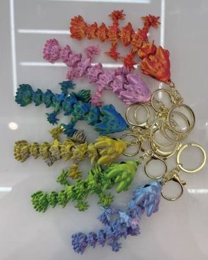 BRELOK DO KLUCZY Figurki Smok 3D 6781101