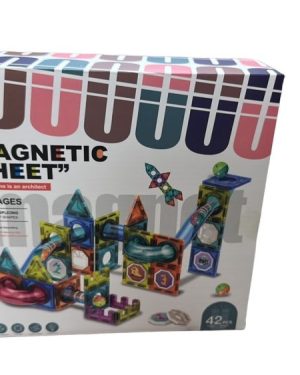 Klocki magnetyczne konstrukcyjne 42 elementy 6781323