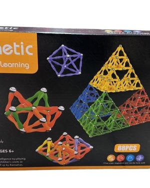 Klocki magnetyczne konstrukcyjne 88 elementy 6781324