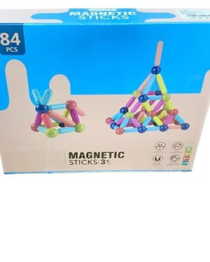 KLOCKI EDUKACYJNE MAGNETYCZNE 84 dużych elementów 6781338