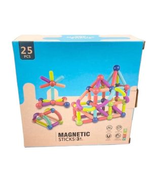 KLOCKI EDUKACYJNE MAGNETYCZNE 25 dużych elementów 6781339