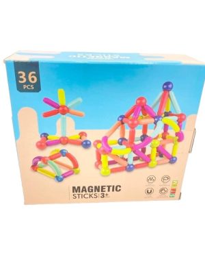 KLOCKI EDUKACYJNE MAGNETYCZNE 36 dużych elementów 6781341