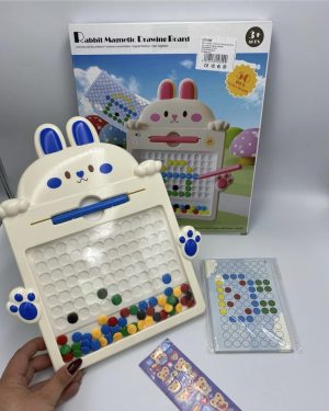 TABLICA MAGNETYCZNA KRÓLICZEK MAGPAD UKŁADANKA EDUKACYJNA MOZAIKA 6781369